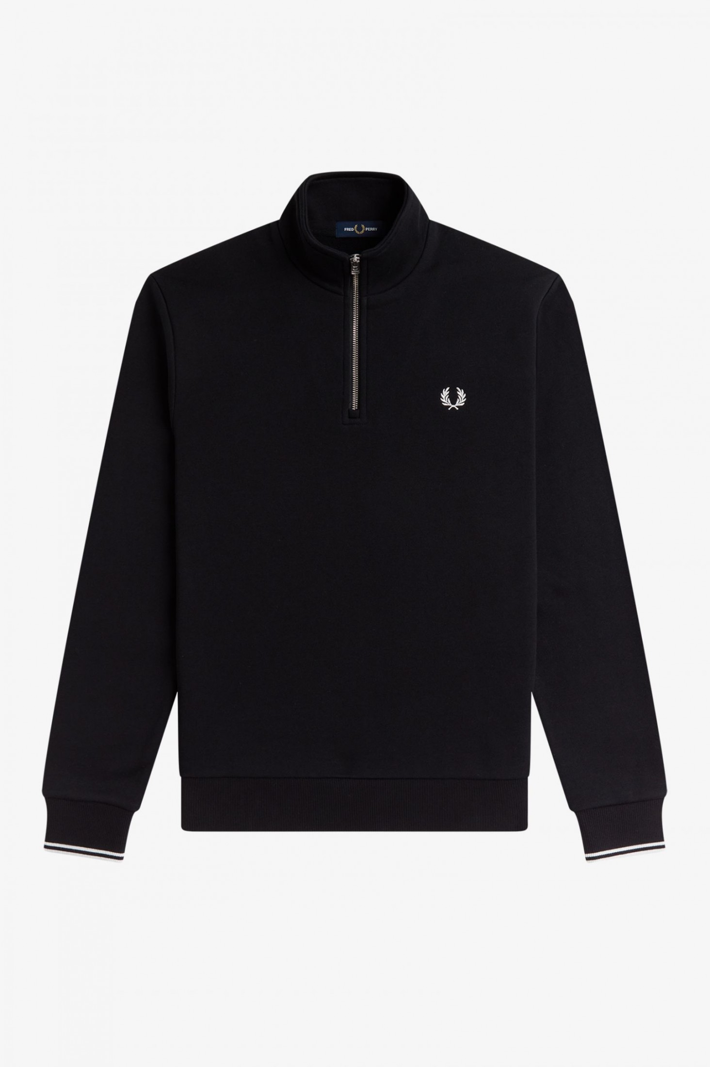 Fred perry zip polo best sale